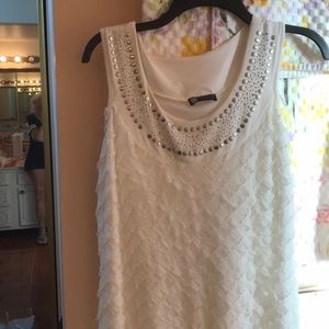 Kind of a fancy white dress